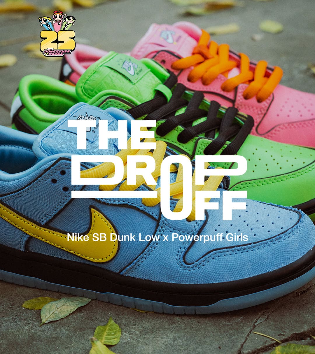 The Powerpuff Girls × Nike SB TD Dunk Nike SB Dunk Low The Powerpuff Girls Blossom - FD2631-600